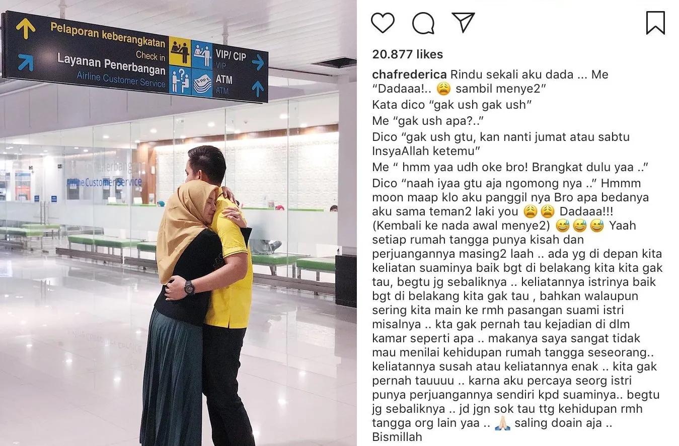 Menjalani Pernikahan Jarak Jauh, Chacha Frederica Ceritakan Hubungannya dengan Penuh Haru 4