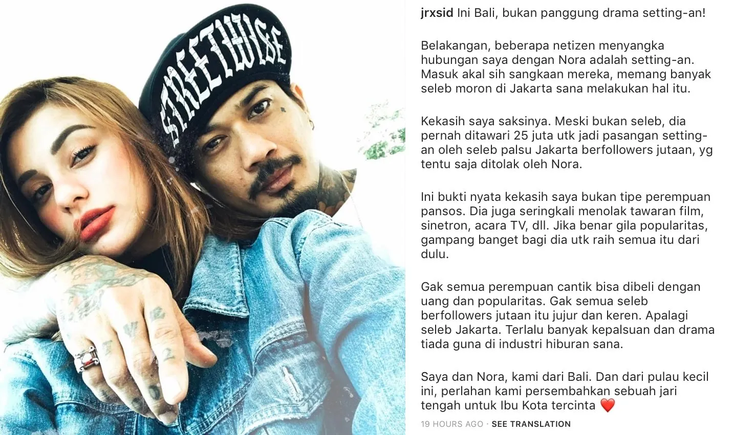 'Pamer' Pacar Baru, Jerinx SID Dibilang Settingan Sampai Cari Sensasi. Padahal Cocok, Lho! 4