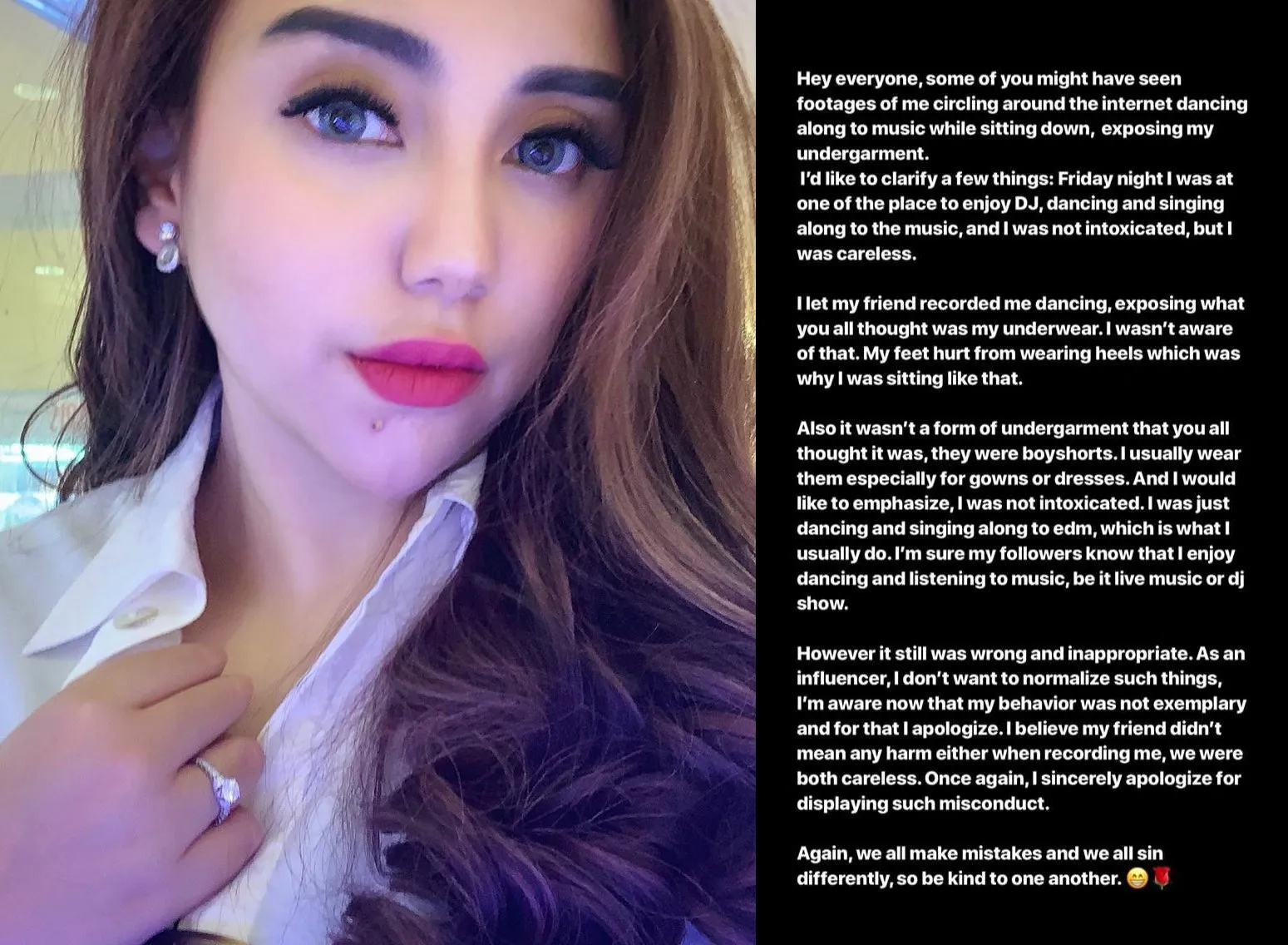 Salmafina Kembali Jadi Sorotan; Video Dugem Tersebar, sang Perekam Langsung Minta Maaf 4