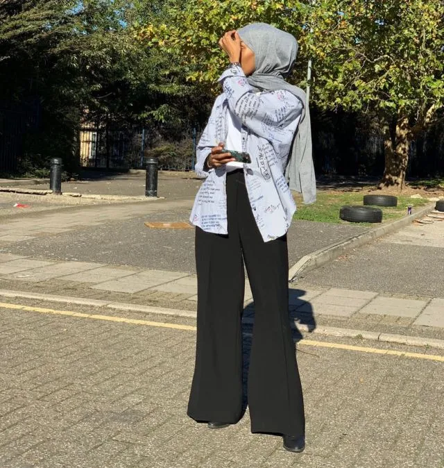 10 Ide Padu Padan Busana Santai Berbahan Chambray 19