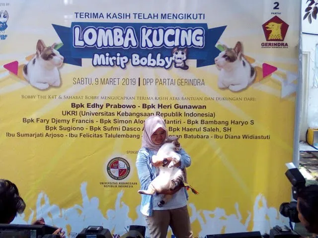 Relawan Kubu 02 Adakan Lomba Mirip Bobby, Kucing Kesayangan Prabowo. Selucu Apa sih Bobby Ini? 4