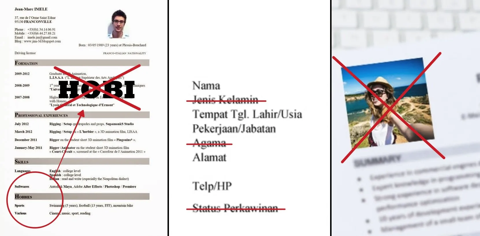 6 Hal yang Sebaiknya Tidak Dicantumkan dalam CV. Lembaran yang Penuh Belum Tentu Berisi