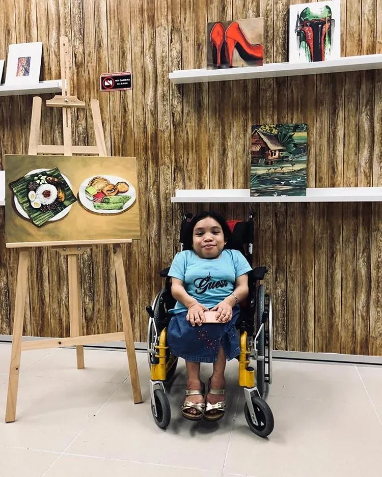 Keterbatasan Bukan Alasan, Seorang Disabilitas ini Berkarya Lewat Lukisan yang Luar Biasa Cantiknya 7