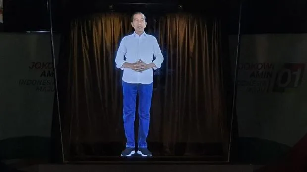 Jokowi-Ma'ruf Luncurkan Kampanye Hologram Demi Lebih Menjangkau Daerah Padat. Efektifkah? 4