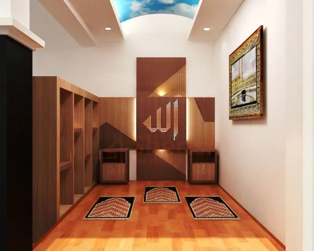 11+ Desain Ruang Sholat Minimalis di Dalam Rumah 14