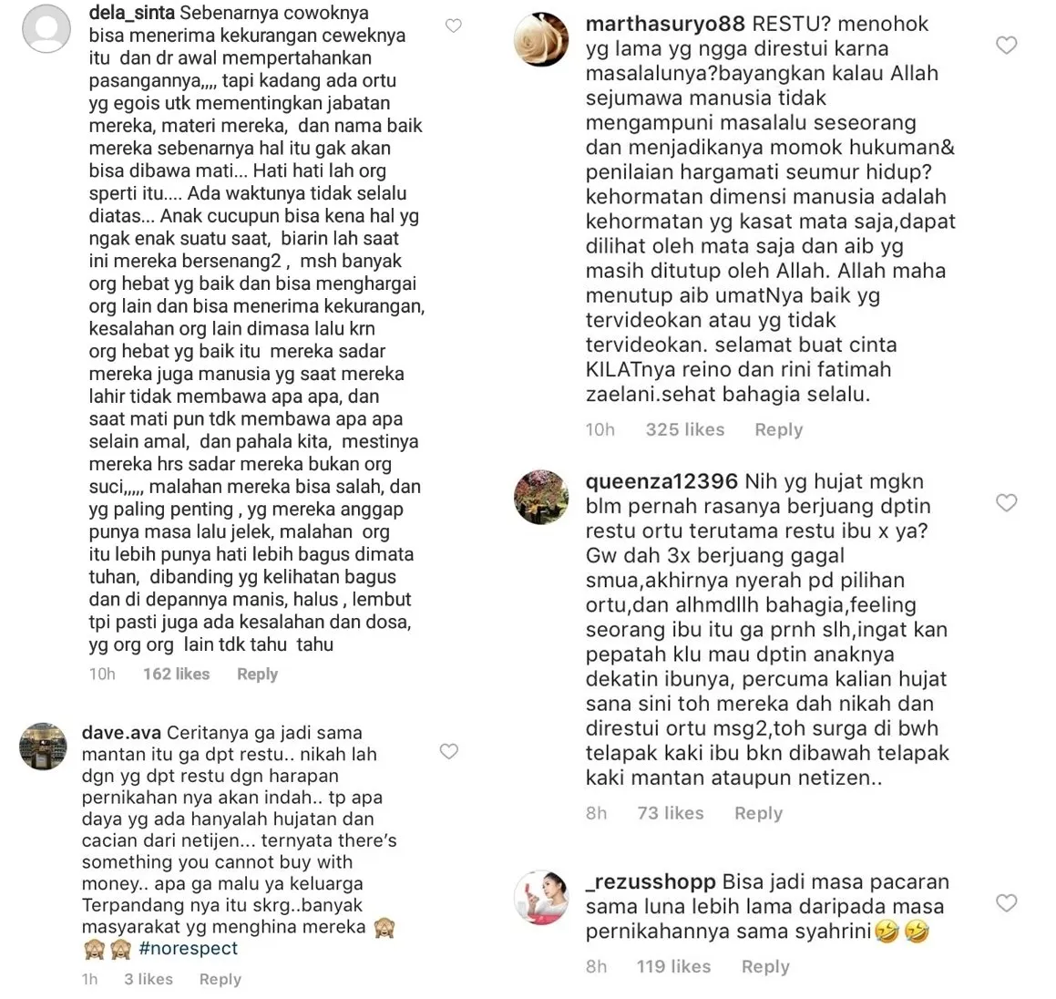 Hastag #Restu di Postingan Reino Barack Bikin Publik Marah. 'Kasihan Luna Maya', Katanya 4