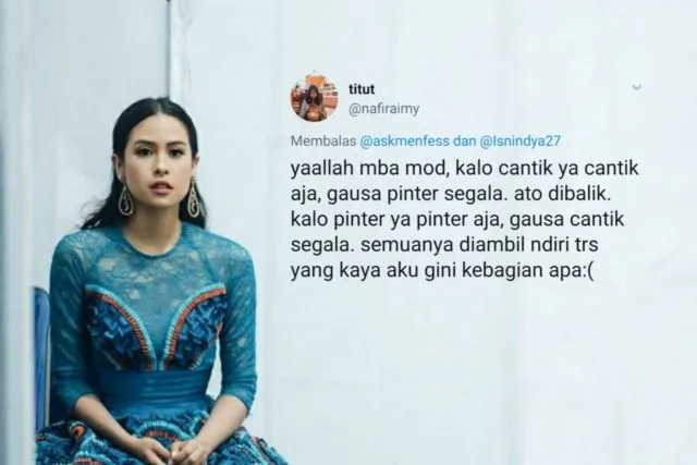 Maudy Ayunda Diperebutkan 2 Universitas Ternama Dunia, Begini 15 Curhatan Iri Warganet. Lah, Kocak~ 18