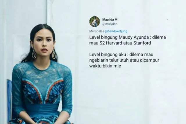 Saat Maudy Ayunda Dilema Stanford atau Harvard, #SobatMisqueen Cuma Bisa Milih 14 Hal Receh ini 23