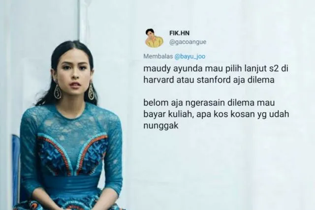 Saat Maudy Ayunda Dilema Stanford atau Harvard, #SobatMisqueen Cuma Bisa Milih 14 Hal Receh ini 26