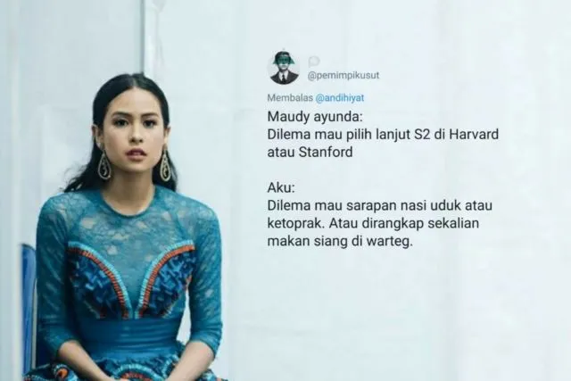 Saat Maudy Ayunda Dilema Stanford atau Harvard, #SobatMisqueen Cuma Bisa Milih 14 Hal Receh ini 27