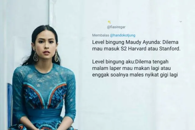 Saat Maudy Ayunda Dilema Stanford atau Harvard, #SobatMisqueen Cuma Bisa Milih 14 Hal Receh ini 21