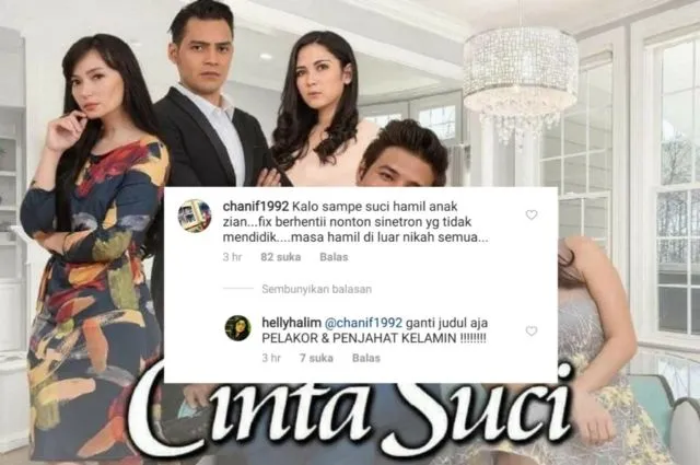 13 Komentar Kocak Emak-Emak Saat Nonton Sinetron Cinta Suci. Kritikannya Lebih Pedes dari Juri Oscar 23