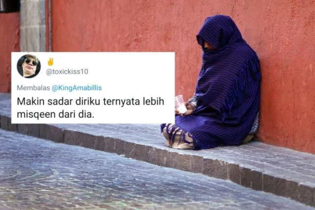 13 Reaksi Kocak Sobat Misqueen Soal Pengemis yang
