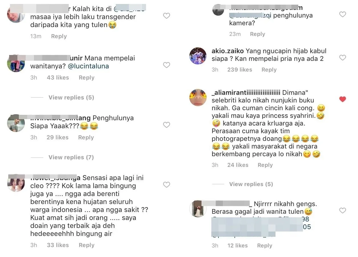 Lucinta Luna Posting Foto Nikah, Warganet Merasa Gagal Jadi Cewek Tulen. Piye Iki, Mblo? 6
