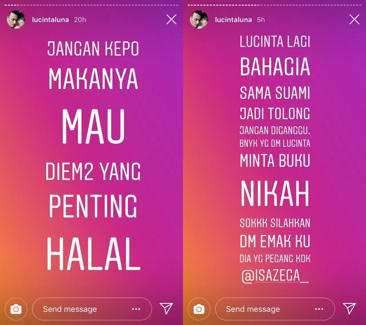 Lucinta Luna Posting Foto Nikah, Warganet Merasa Gagal Jadi Cewek Tulen. Piye Iki, Mblo? 5