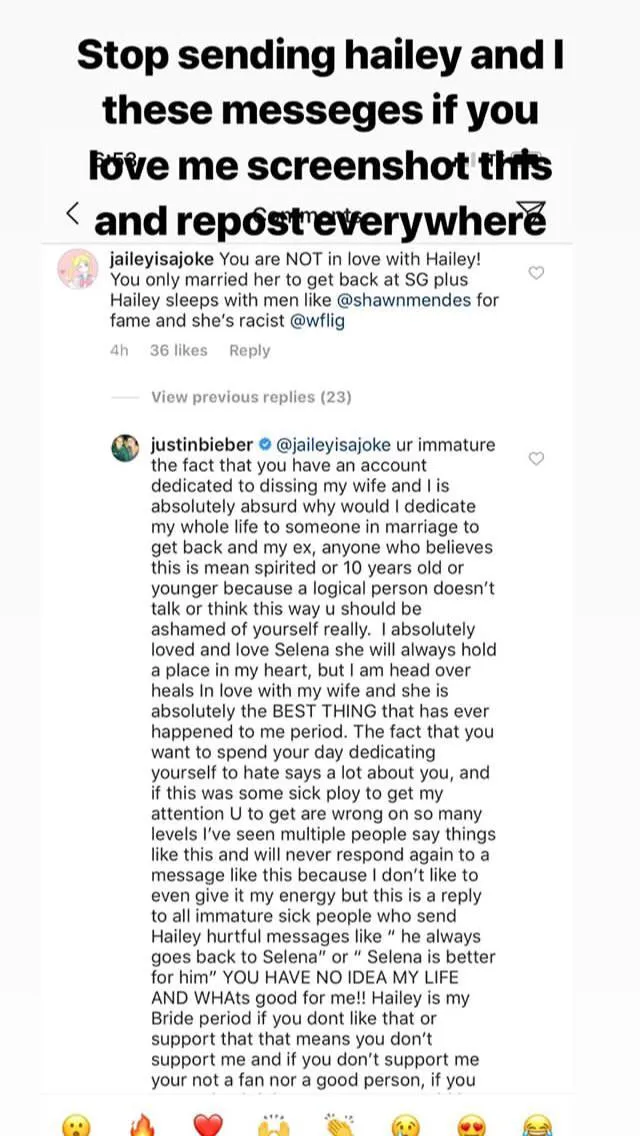 Terlalu Lama Diam, Justin Bieber Dibikin Kesal Sama Warganet yang 'Mencoreng' Pernikahannya 3