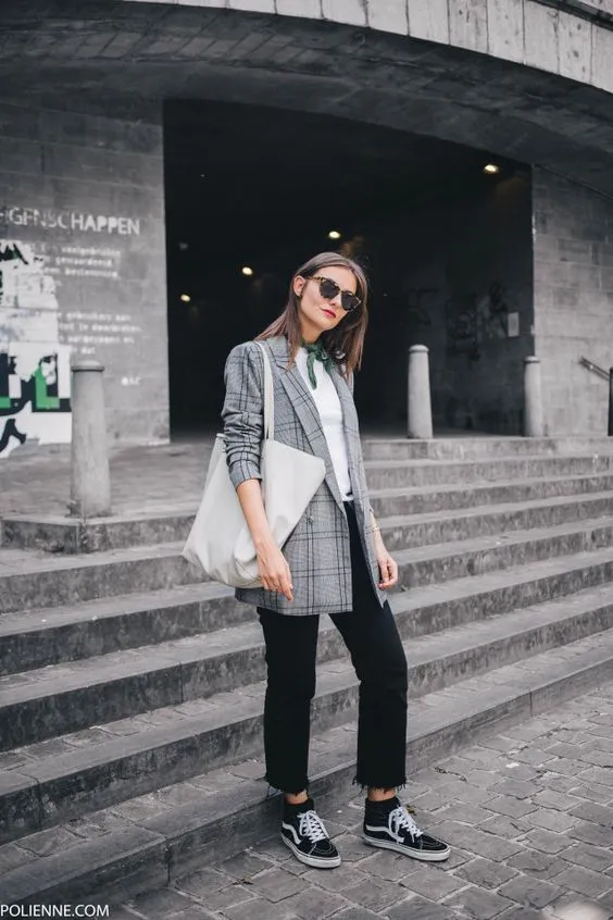 Ide Padu Padan Plaid Blazer. Bisa Buat Kerja atau Hangout Juga~ 18