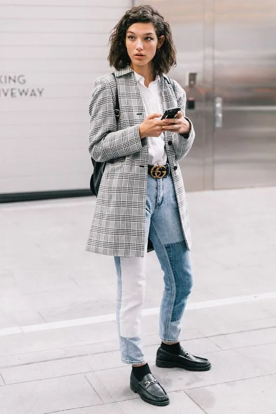 Ide Padu Padan Plaid Blazer. Bisa Buat Kerja atau Hangout Juga~ 17