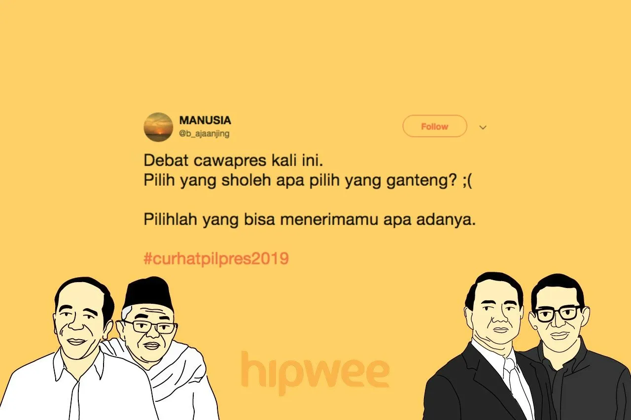 Menyimak Debat Cawapres dari Sudut Pandang Warganet dalam #CurhatPilpres2019. Selow dan Kocak~ 27