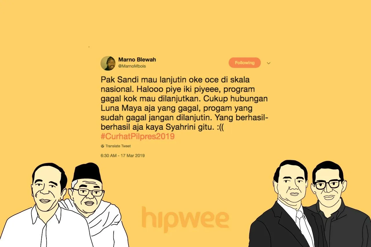 Menyimak Debat Cawapres dari Sudut Pandang Warganet dalam #CurhatPilpres2019. Selow dan Kocak~ 20