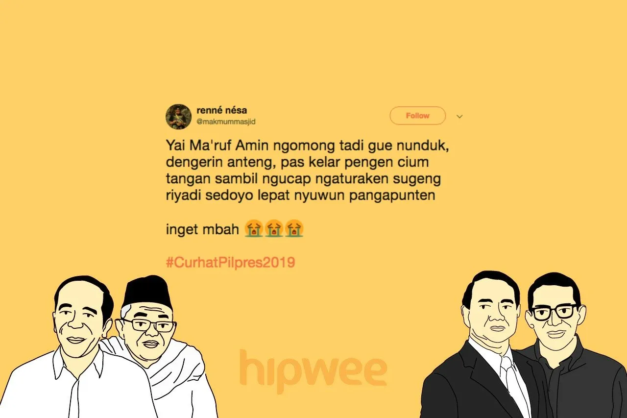 Menyimak Debat Cawapres dari Sudut Pandang Warganet dalam #CurhatPilpres2019. Selow dan Kocak~ 24