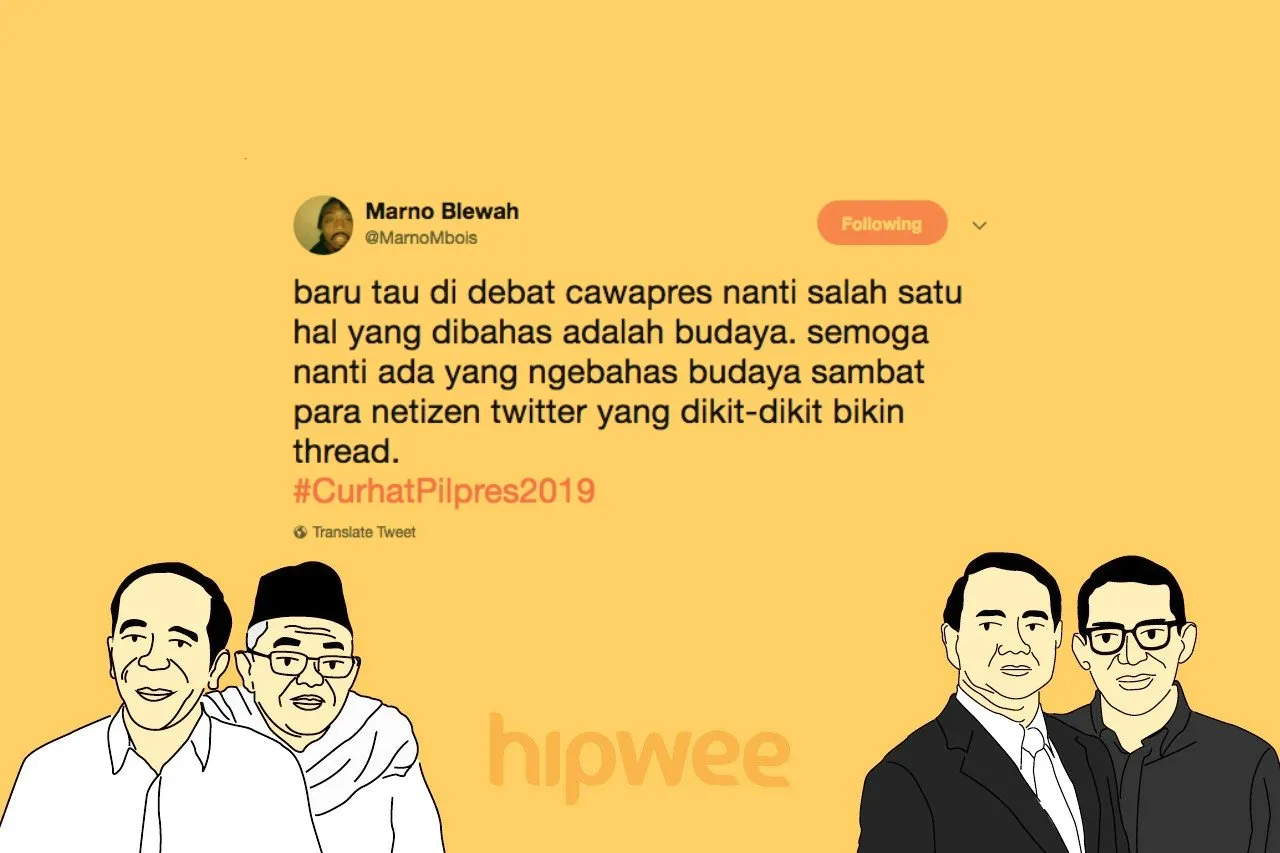 Menyimak Debat Cawapres dari Sudut Pandang Warganet dalam #CurhatPilpres2019. Selow dan Kocak~ 17