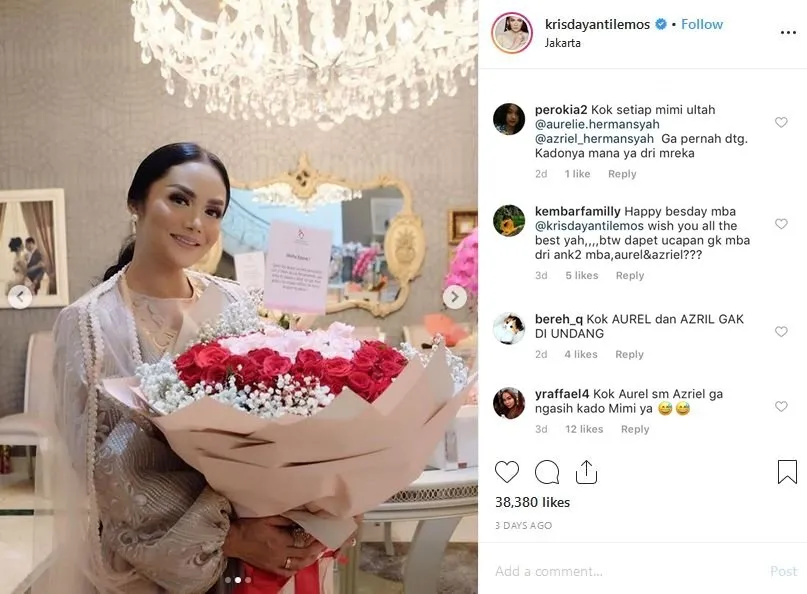 Cara Aurel-Azriel Kasih Kejutan Ultah ke Krisdayanti Ini Bikin Warganet yang Julid Bungkam. Salut Sih! 2