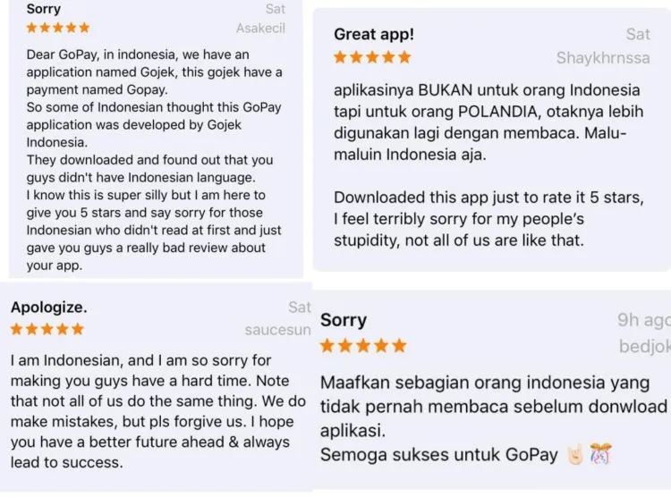 Gopay Polandia Dikira Gopay Indonesia, Dihina & Dikasih Rating Jelek Karena Bahasa. Duh, Bikin Malu! 8