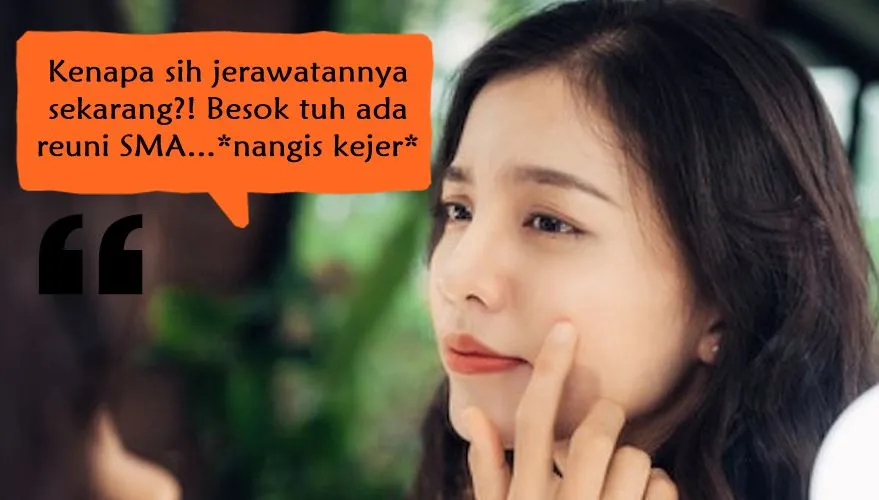 9 Sambatan Kocak para Cewek yang Tahu Wajahnya Muncul Jerawat. Sampe Panik, Seolah Besok Kiamat! :D 18
