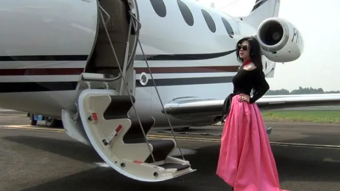 Hotman Paris Penasaran Sama Jet Pribadi Syahrini. Jadi Kepo, Berapa Sih Harga Jet Pribadi Artis? 5