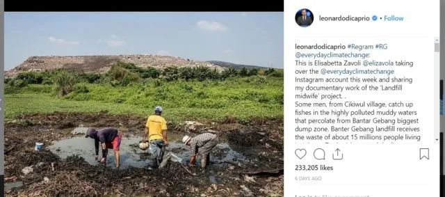 Leonardo DiCaprio Prihatin ke Gunungan Sampah di Bantar Gebang; Contoh Aktor Ganteng Anti Jaim! 4
