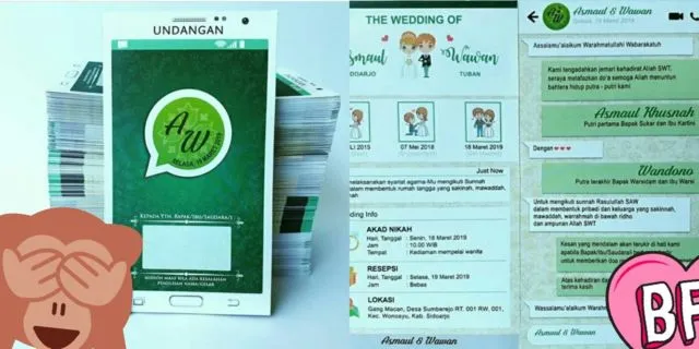 14 Desain Undangan Nikah yang Paling Out of The Box. Saking Kreatifnya Malah Bikin Kita Jadi Ngakak 26