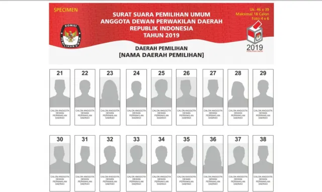 Sebelum Ikutan Nyoblos, Kenali Dulu 5 Jenis Kertas Suara Pemilu yang Akan Kamu Temui di Bilik TPS Ini 12