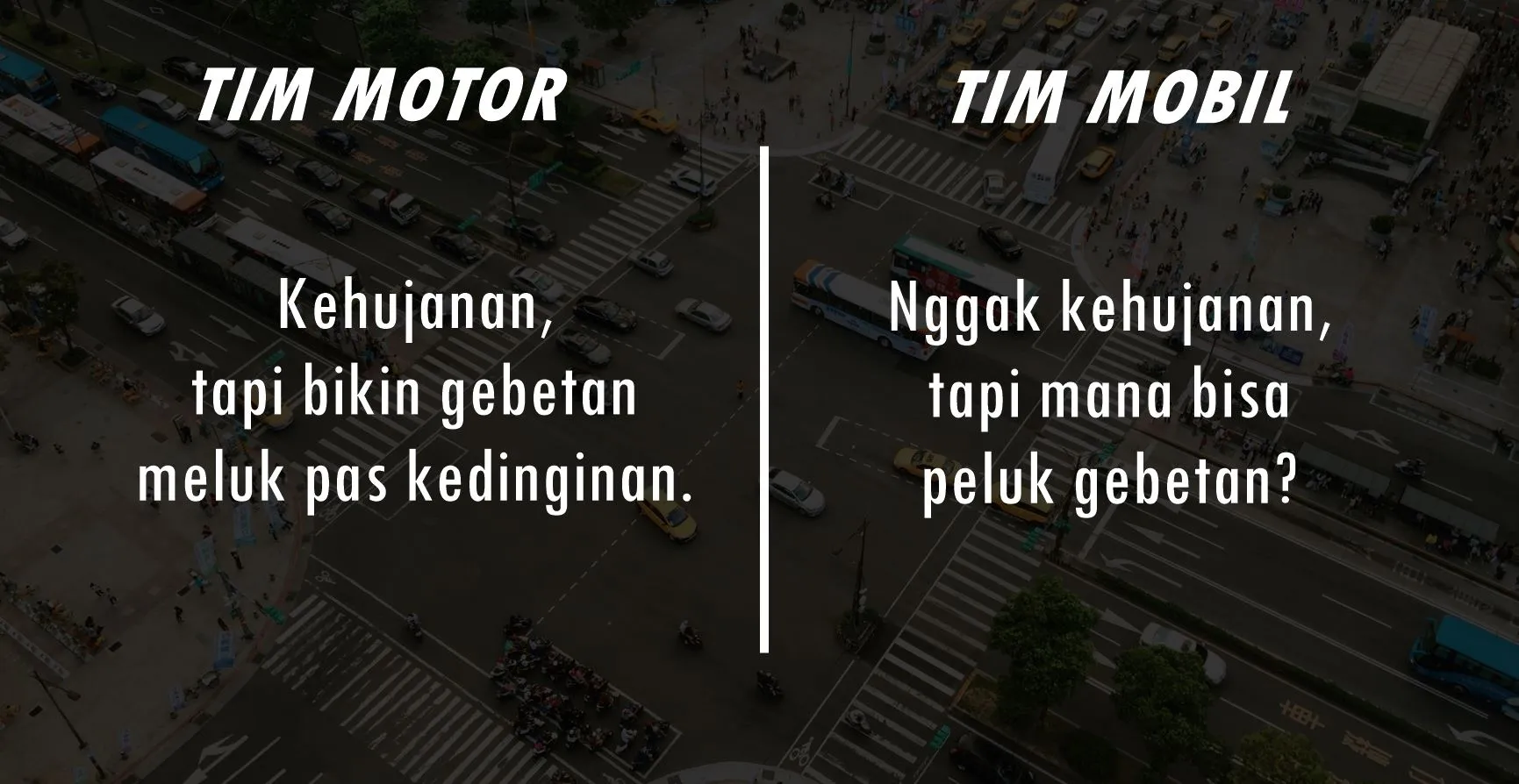 8 Perdebatan Tim Motor vs Tim Mobil yang Nggak Ada Habisnya. Apa pun Kendaraannya, Bersyukur Aja! 14