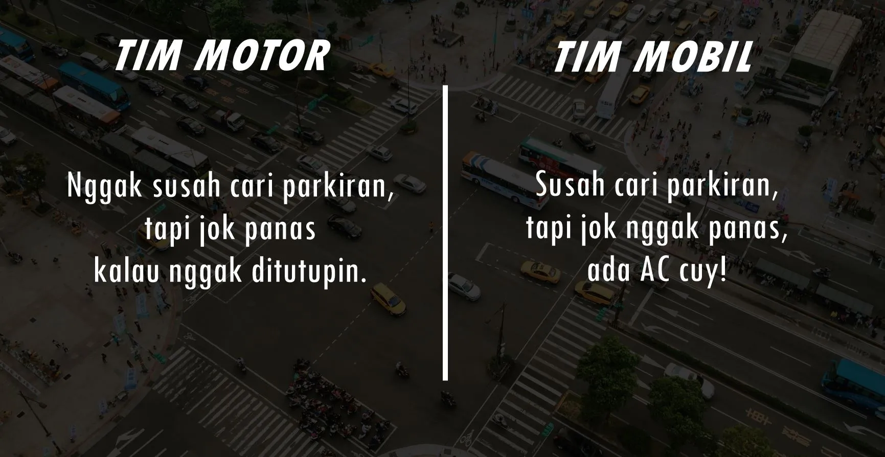8 Perdebatan Tim Motor vs Tim Mobil yang Nggak Ada Habisnya. Apa pun Kendaraannya, Bersyukur Aja! 12