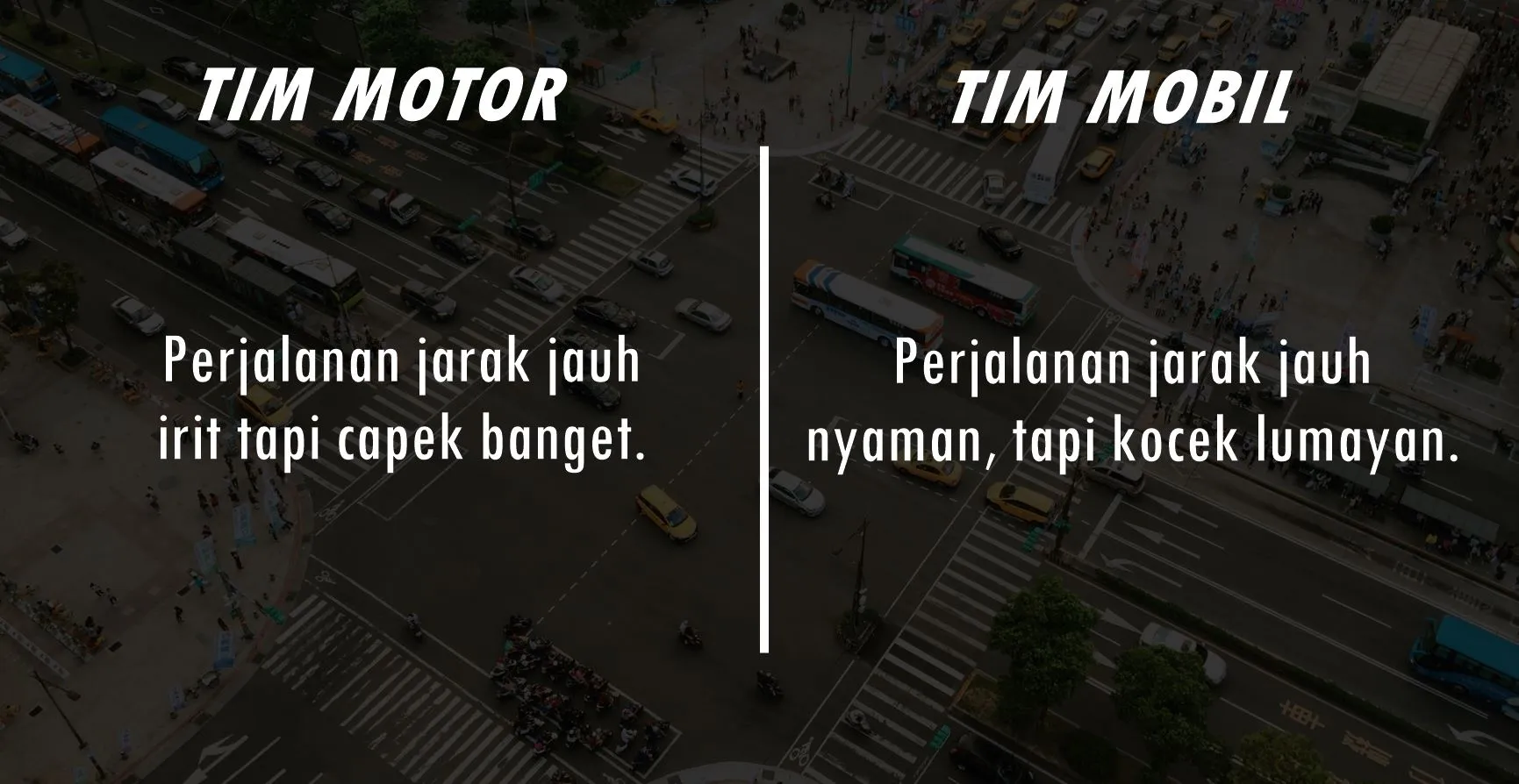 8 Perdebatan Tim Motor vs Tim Mobil yang Nggak Ada Habisnya. Apa pun Kendaraannya, Bersyukur Aja! 9