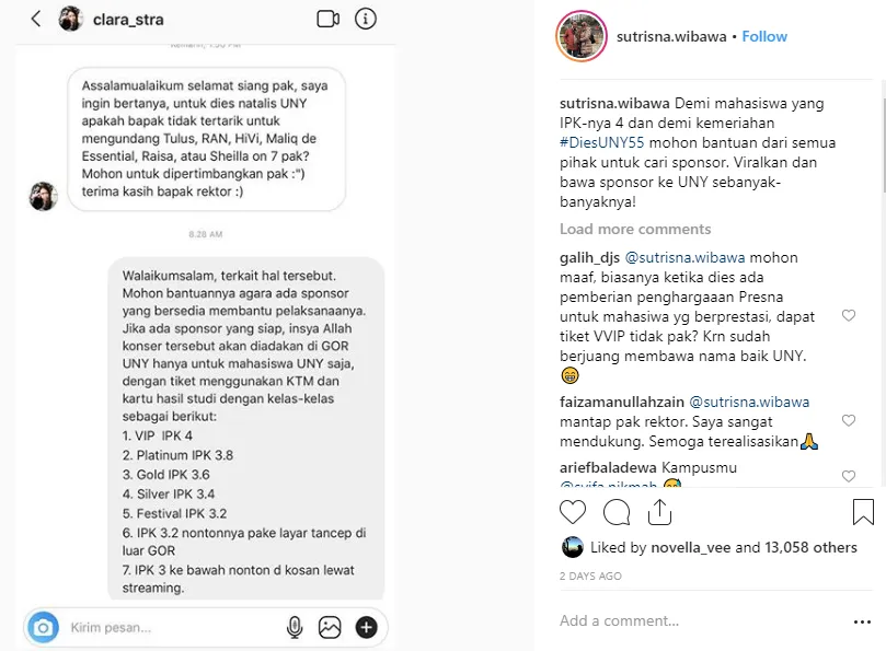 12 Bukti Kocaknya Rektor UNY. Dari Nonton Konser Urut IPK Sampai Jadi Tempat Curhat Mahasiswa 13