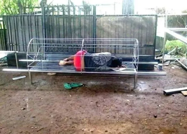 12 Potret Kocak Orang-Orang Santai di Segala Kondisi. Seberat Apa pun Bebannya, Asyikin Aja Lagi~ 22