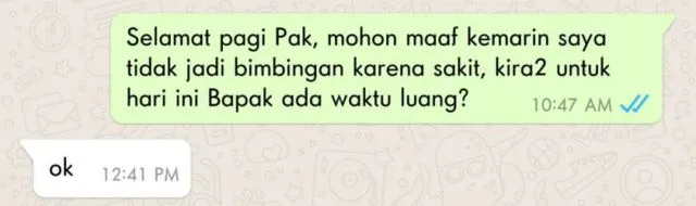12 Balasan Chat dari Dospem ini Bukti Bahwa Skripsi Macet Kadang Bukan Karena Kita. Serba Salah, Ya~ 22