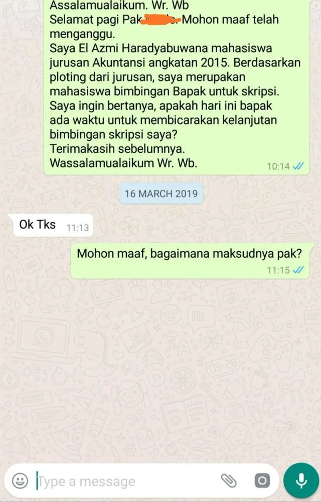 12 Balasan Chat dari Dospem ini Bukti Bahwa Skripsi Macet Kadang Bukan Karena Kita. Serba Salah, Ya~ 23