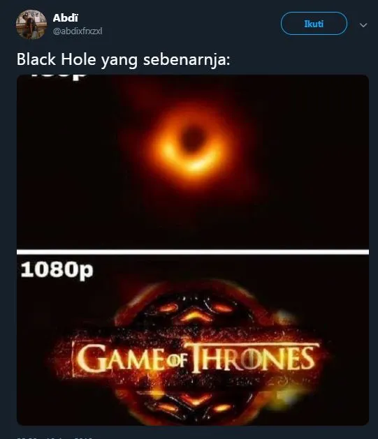 11 Meme Soal Blackhole Kocak yang Bikin Tergelak. Meski Nggak Paham Sains, Tapi Ngerti Lawakan, kan? 16