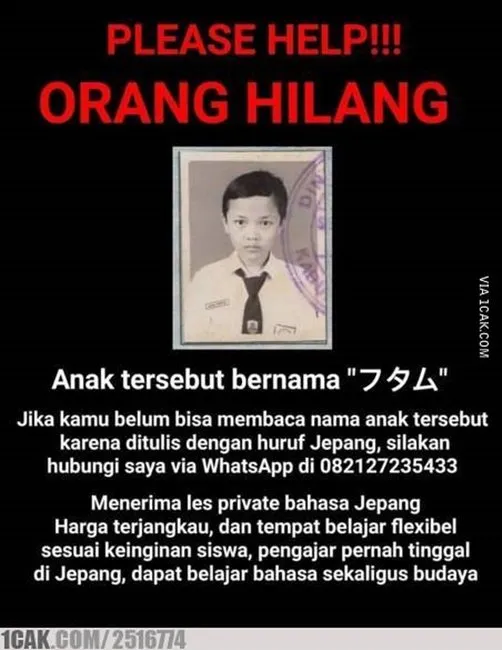 10 Berita Kehilangan Paling Kocak yang Pernah Ada. Ngeselin Kayak Gini Masih Ada yang Mau Bantuin? 18