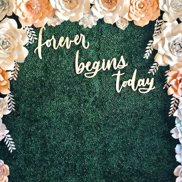 12 Inspirasi Paper Flower untuk Latar Dekorasi Acara Lamaranmu. Cantik Elegan, Bisa Dibikin Sendiri 16
