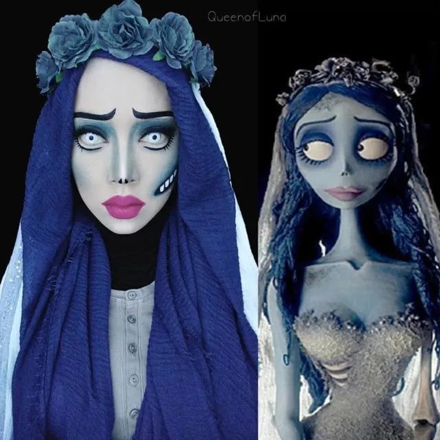 10 Potret Hijab Cosplay Animasi ala @queenofluna yang Kecenya Kebangetan. Kok Bisa Mirip Gitu Sih? 12