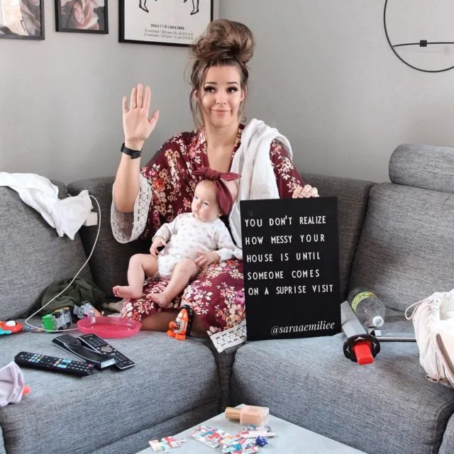 11 Potret Kehidupan Emak-Emak ala @saraaemiliee di Instagram. Ibu Baru Akan Bilang 'Aku Banget Nih' 14