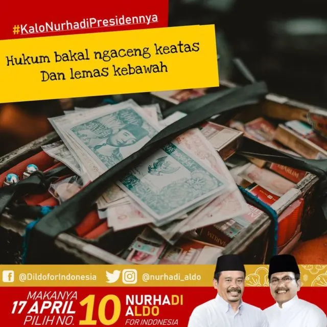 Pasangan Capres Nurhadi-Aldo Dikabarkan Pamit dari Pilpres, 6 Hal Kocak ini Mungkin Jadi Penyebabnya 8