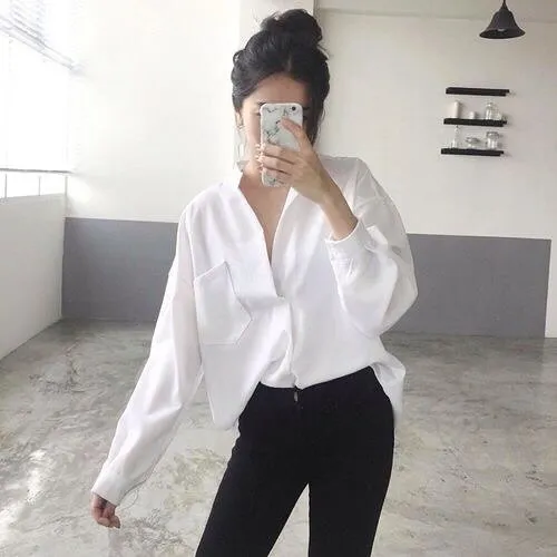 11+ Ide Style Baju Oversize Cewe ala Korea 22