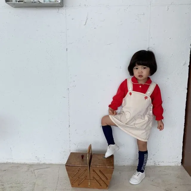 Nyaman dan Bikin Gemas, Ini 12 Ide Stylish Outfit ala Selebgram Cilik Korea yang Bisa Kamu Terapkan 25