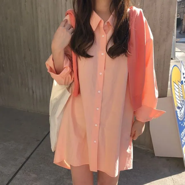 11+ Ide Style Baju Oversize Cewe ala Korea 18