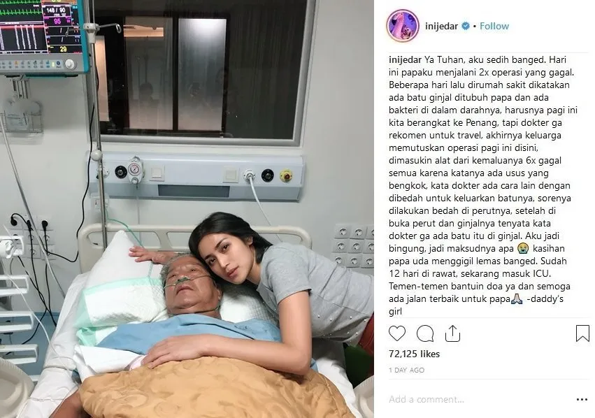 Jessica Iskandar Beberkan Fakta Tentang Perawatan Ayahnya Ketika di Indonesia. Ia Menyesal, Katanya 4